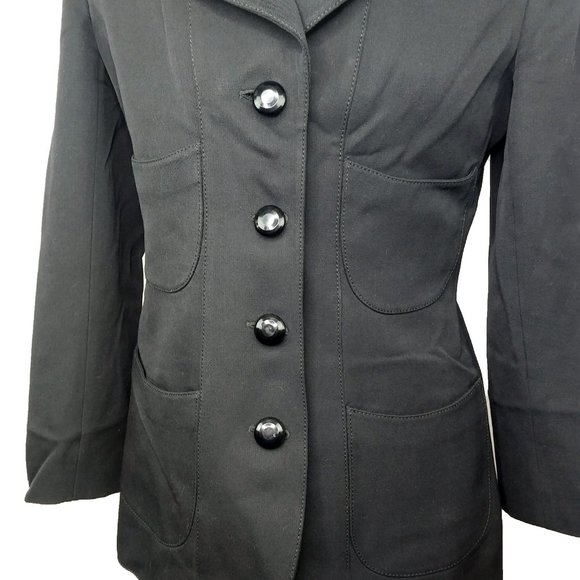 Vintage 90s Emanuel Ungaro Button Front Jacket 6 - Picture 8 of 12